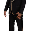 Dolce & Gabbana Elegant Black Silk Blend 3-Piece Suit