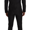 Dolce & Gabbana Elegant Black Wool Martini Suit