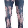 Dolce & Gabbana Elegant Skinny Slim Fit Denim Jeans in Tie Dye