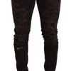 Dolce & Gabbana Slim Fit Distressed Skinny Denim Jeans