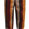 Dolce & Gabbana Elegant Striped Skinny Trousers