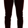 Dolce & Gabbana Bordeaux Slim Fit Skinny Jeans