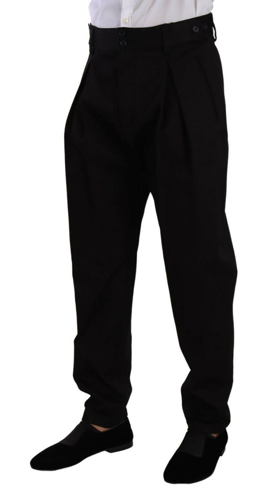 Dolce & Gabbana Elegant Slim-Fit Cotton Trousers