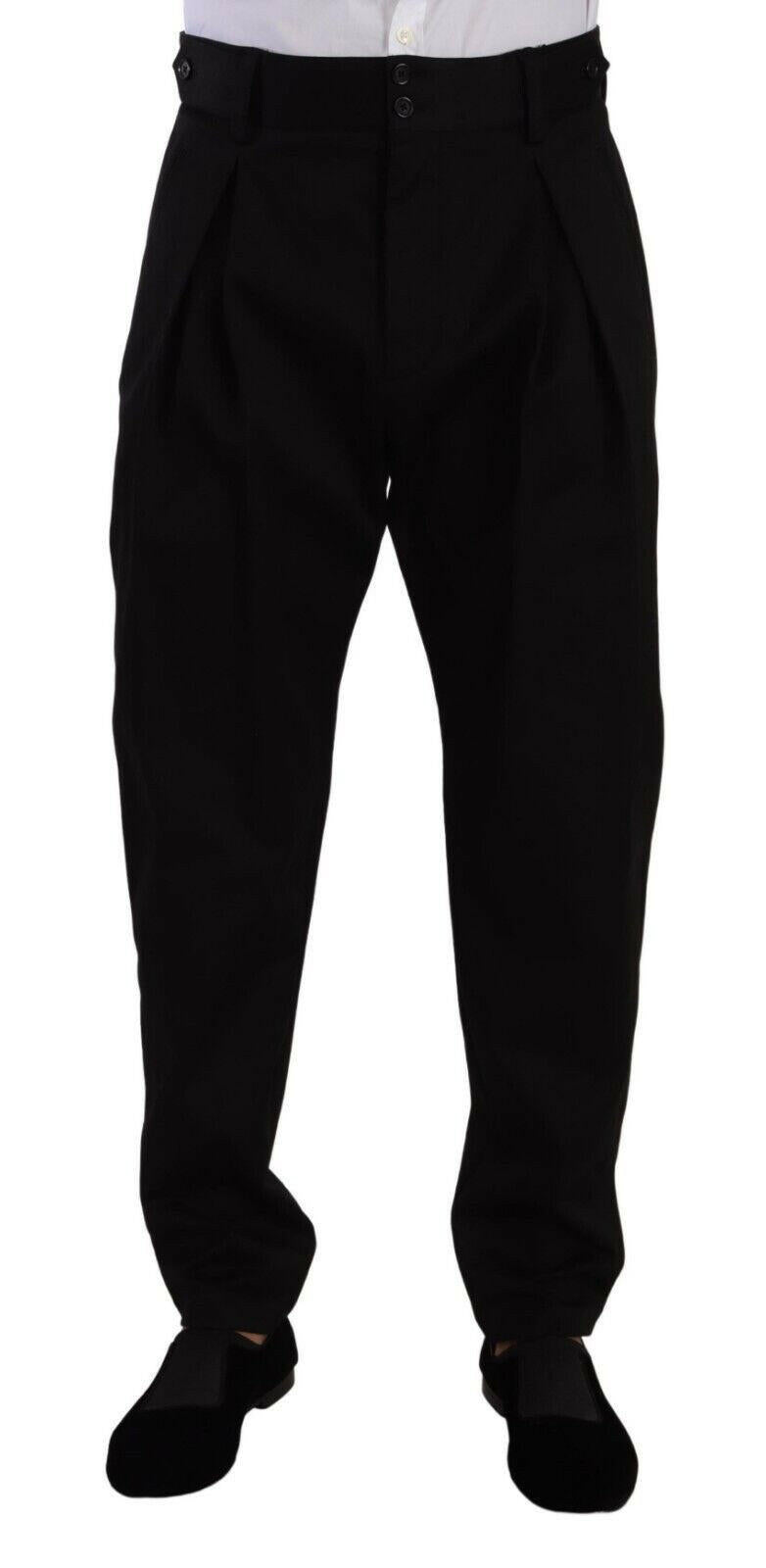 Dolce & Gabbana Elegant Slim-Fit Cotton Trousers