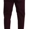 Dolce & Gabbana Elegant Purple Chinos for the Modern Man