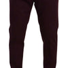 Dolce & Gabbana Elegant Purple Chinos for the Modern Man