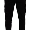 Dolce & Gabbana Elegant Black Slim Fit Cargo Pants