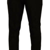 Dolce & Gabbana Elegant Burgundy Wool Jogger Pants