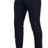 Dolce & Gabbana Elegant Dark Blue Slim-Fit Dress Pants