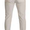 Dolce & Gabbana Elegant Slim Fit Cotton Trousers