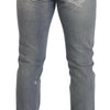 Dolce & Gabbana Elegant Light Blue Straight Denim Jeans