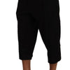 Dolce & Gabbana Elegant Black Cotton Blend Cropped Pants