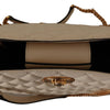 Versace Elegant Quilted Nappa Leather Tote