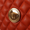 Versace Elegant Round Nappa Leather Crossbody Bag