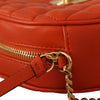 Versace Elegant Round Nappa Leather Crossbody Bag