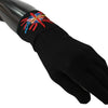 Dolce & Gabbana Elegant Black Virgin Wool Gloves