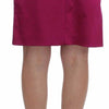 Dolce & Gabbana Elegant Pencil Skirt in Black and Pink