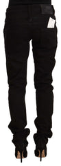 Chic Black Low Waist Skinny Jeans