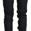 Acht Chic Low Waist Skinny Black Denim