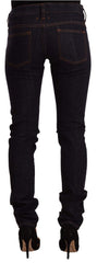 GF Ferre Chic Black Slim Fit Designer Jeans