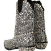 Dolce & Gabbana Crystal-Embellished Black Suede Boots