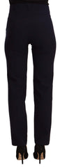 Sleek High Waist Straight Cut Pants