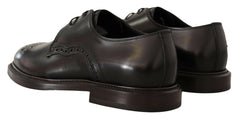 Dolce & Gabbana Elegant Black Derby Dress Shoes