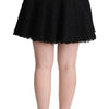 Dolce & Gabbana Elegant Knitted A-Line Mini Skirt