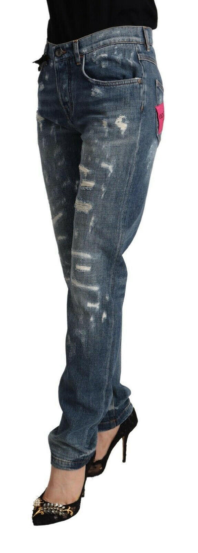 Dolce & Gabbana Elegant Skinny Denim Jeans for the Modern Woman