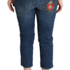 Dolce & Gabbana Elegant Mid-Waist Cropped Denim