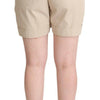 Dolce & Gabbana High-Waisted Beige Cargo Shorts