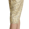 Dolce & Gabbana Elegant Beige High-Waisted Cropped Pants