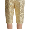 Dolce & Gabbana Elegant Beige High-Waisted Cropped Pants