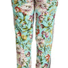 Dolce & Gabbana Floral Viscose Jogger Pants in Green