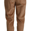 Dolce & Gabbana Elegant High-Waisted Tapered Corduroy Pants