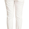 Dolce & Gabbana Elegant White Skinny Denim Jeans