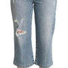 Dolce & Gabbana Chic Capri Cropped Denim Jeans