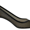 Jimmy Choo Chic Patent Mesh Pointed Pumps