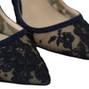 Jimmy Choo Navy Lancer Leather Pumps Elegance Unleashed