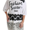 Dolce & Gabbana Chic DG Fashion Sinners Oversized Tee