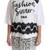 Dolce & Gabbana Chic DG Fashion Sinners Oversized Tee