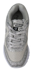 Plein Sport Chic Silver Runner Jasmines Sneakers