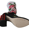 Dolce & Gabbana Floral Embellished Socks Boots