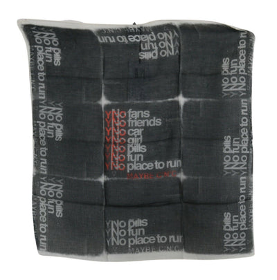 Costume National Monochrome Wool-Blend Scarf Bandana