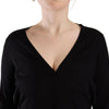 Dolce & Gabbana Elegant Black V-Neck Wool Pullover