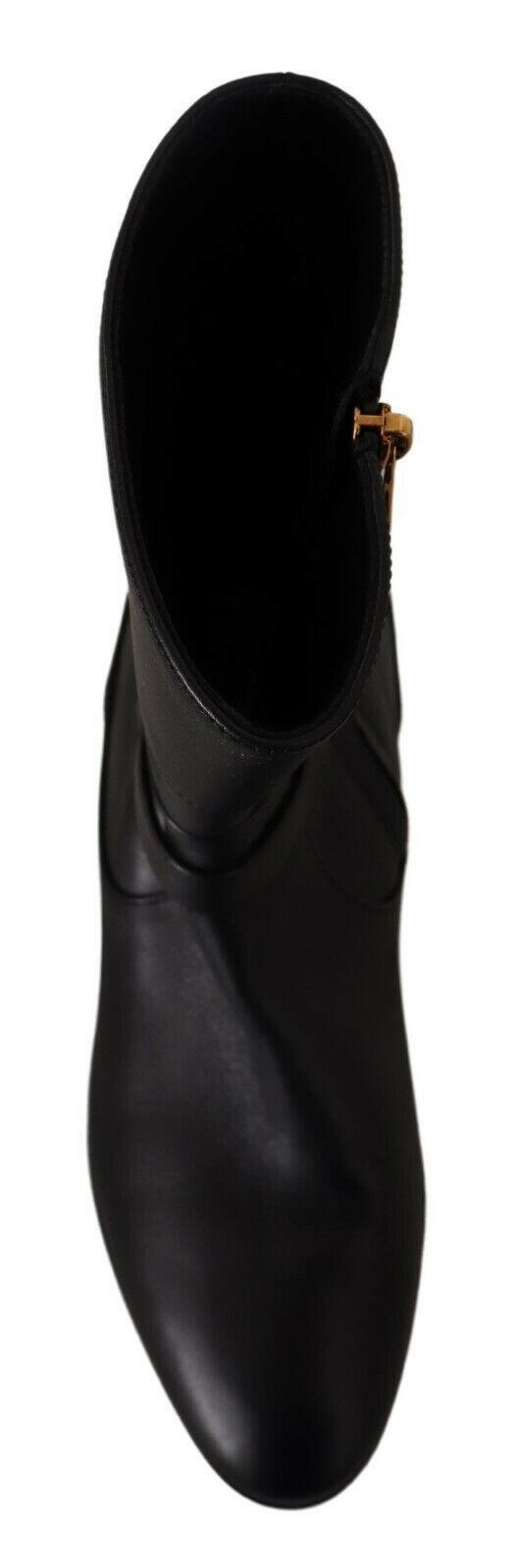 Dolce & Gabbana Elegant Leather Biker Boots