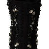 Dolce & Gabbana Embellished Crystal Short Boots