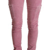 Acht Chic Pink Low Waist Skinny Jeans