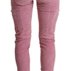 Acht Chic Pink Low Waist Skinny Jeans