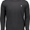 U.S. POLO ASSN. Black Cotton Men Sweater